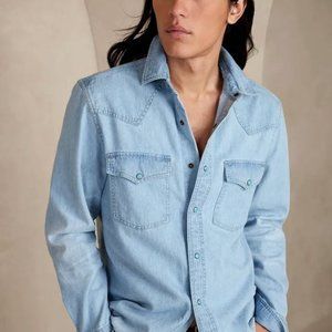 Banana Republic Western Denim Shirt